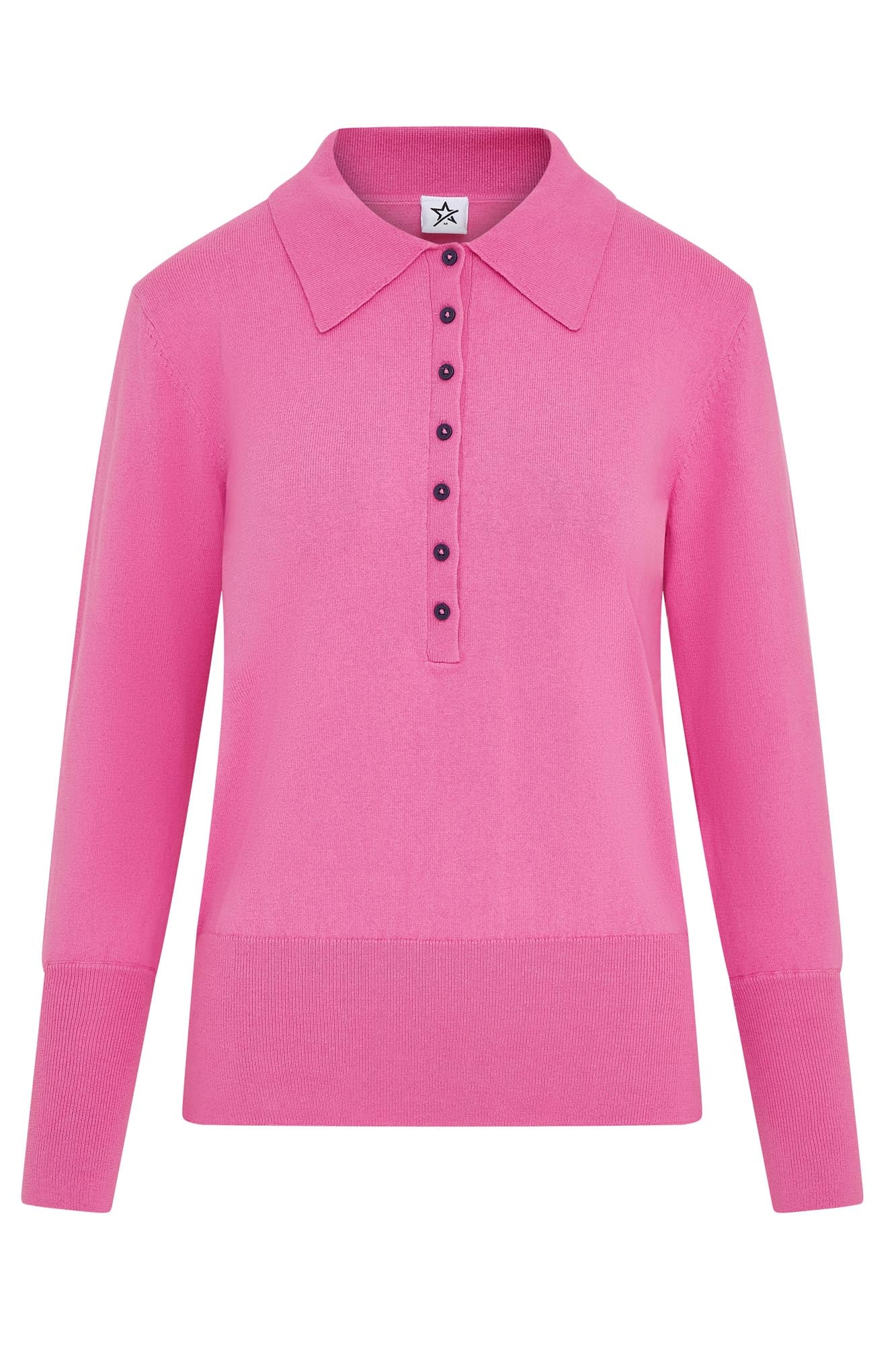 Blush Cotton Sweater Super Pink - Image 6