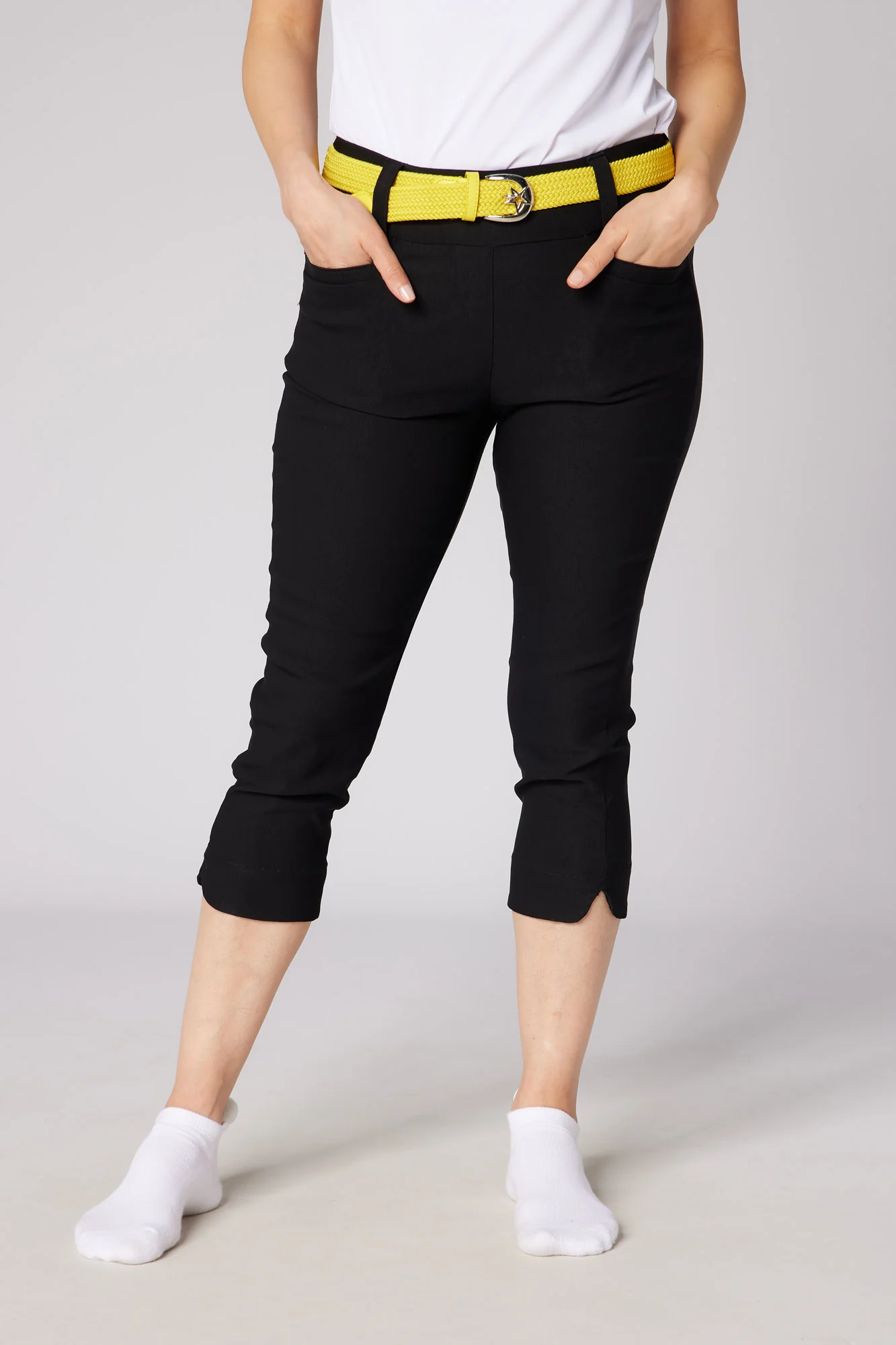 Core Pull On Capri Black