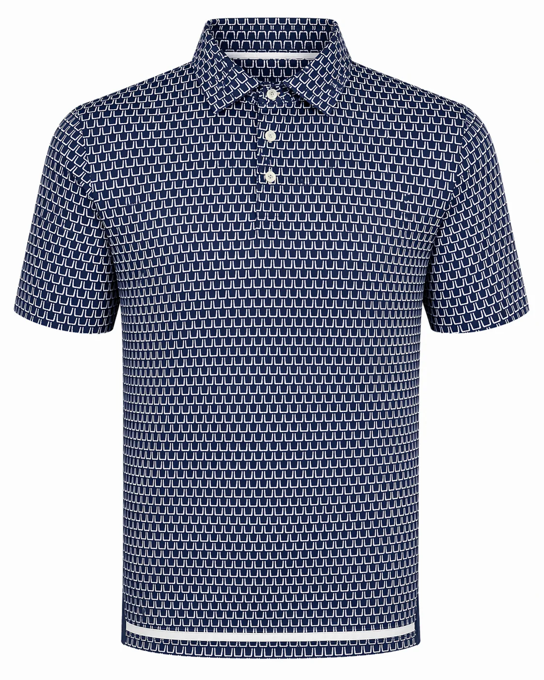 Jamie Pique Polo Navy - Image 3