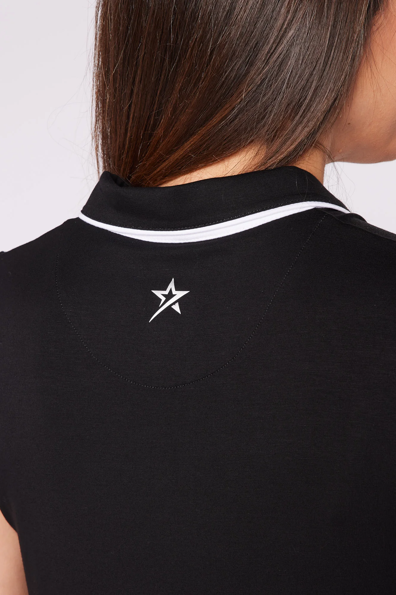 Minny Puffed Cap Sleeve Black & White - Image 5