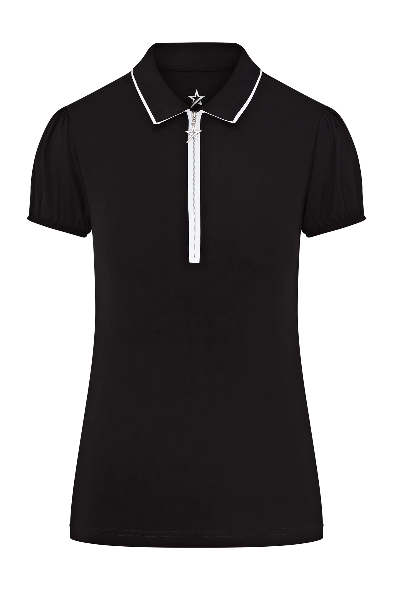 Minny Puffed Cap Sleeve Black & White - Image 6