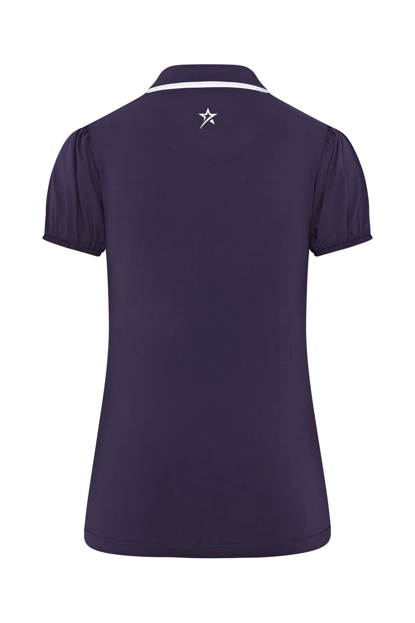 Minny Puffed Cap Sleeve Navy & White - Image 6