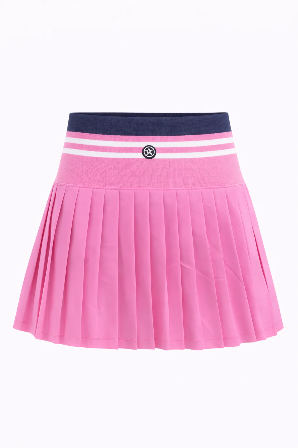 Molly Stripe Elite Pleated Skort Super Pink & White - Image 5
