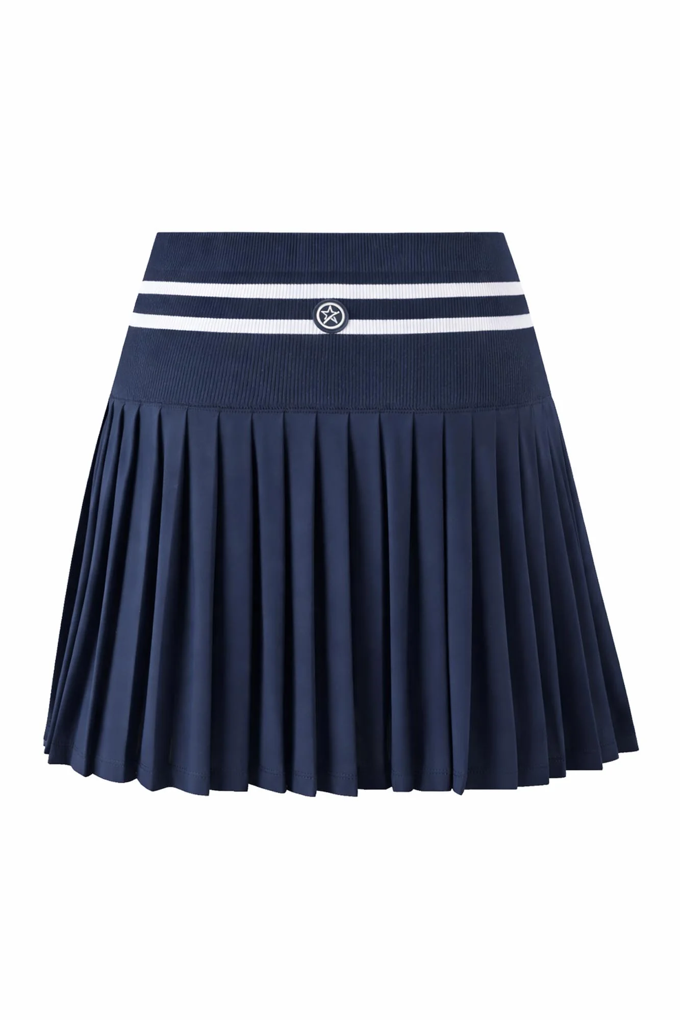 Molly Stripe Elite Pleated Skort Navy & White - Image 9
