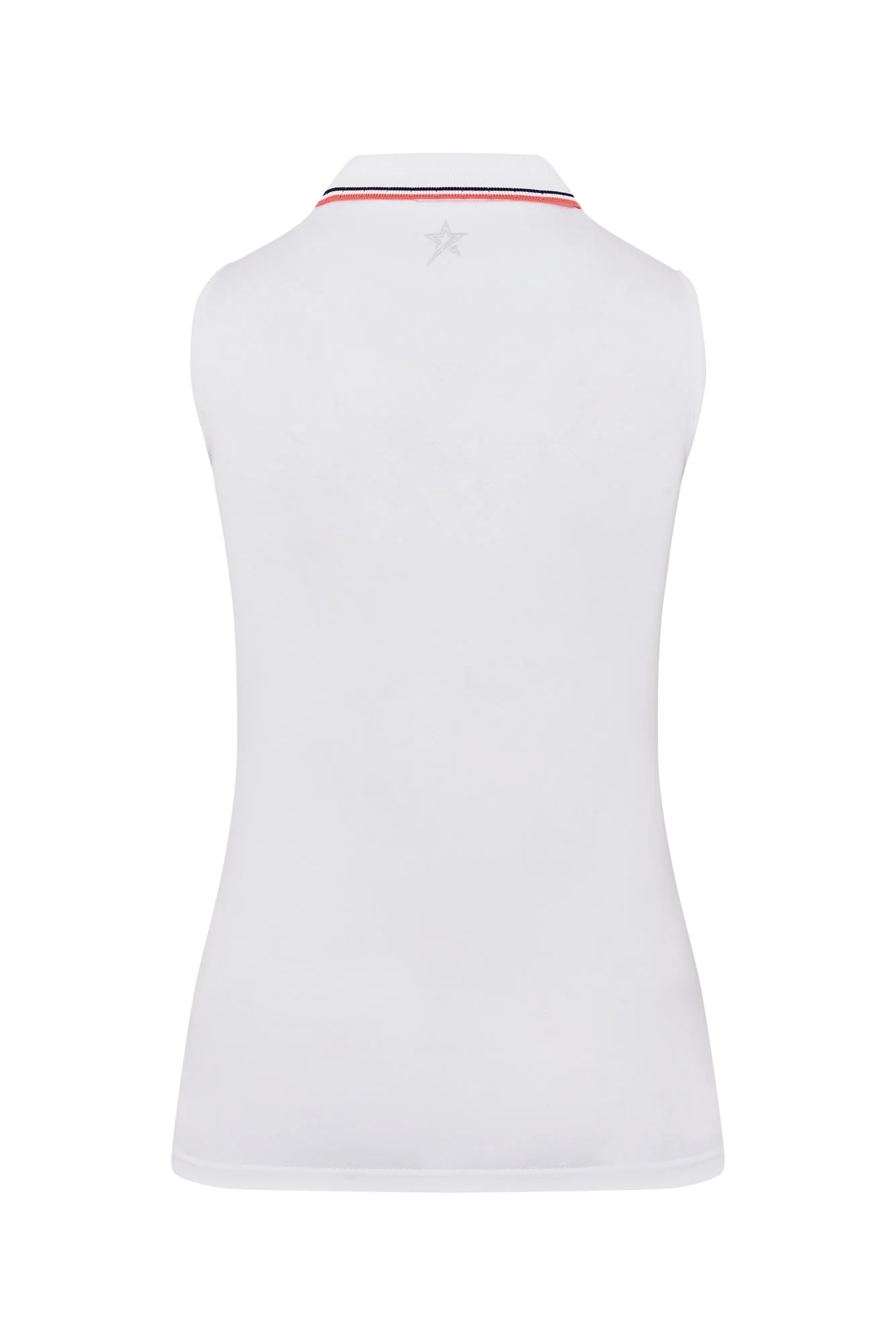 Pickle Contrast Collar Sleeveless White - Image 6