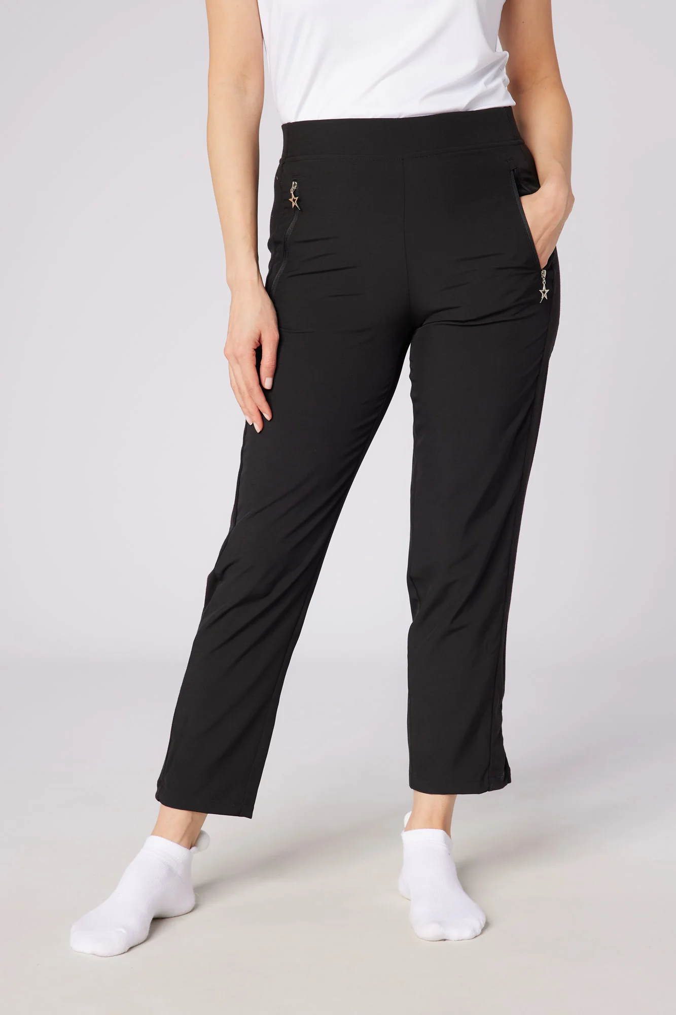 Sally Lightweight Trouser Black