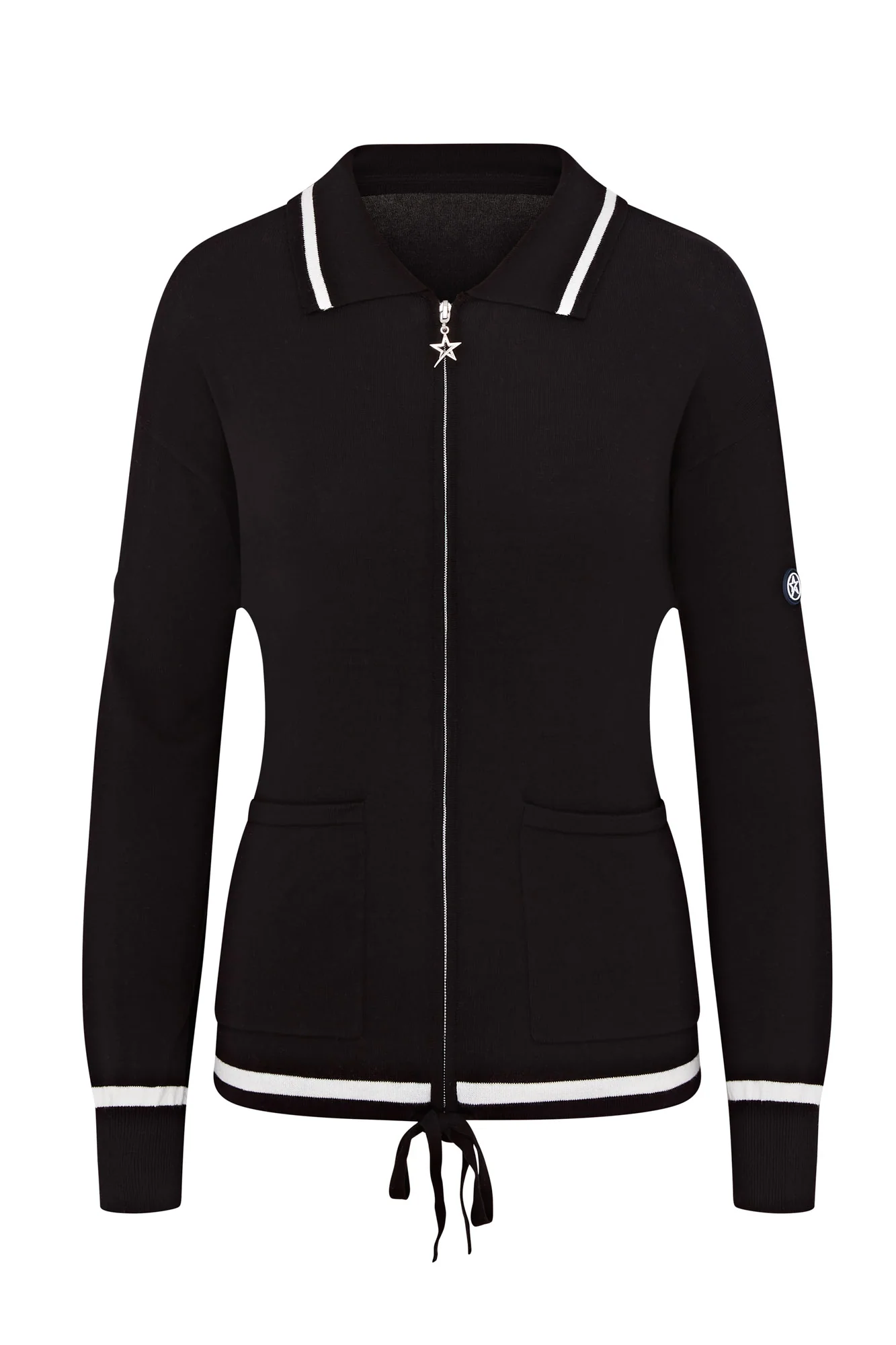 Seeker Cotton Cardigan Black - Image 3
