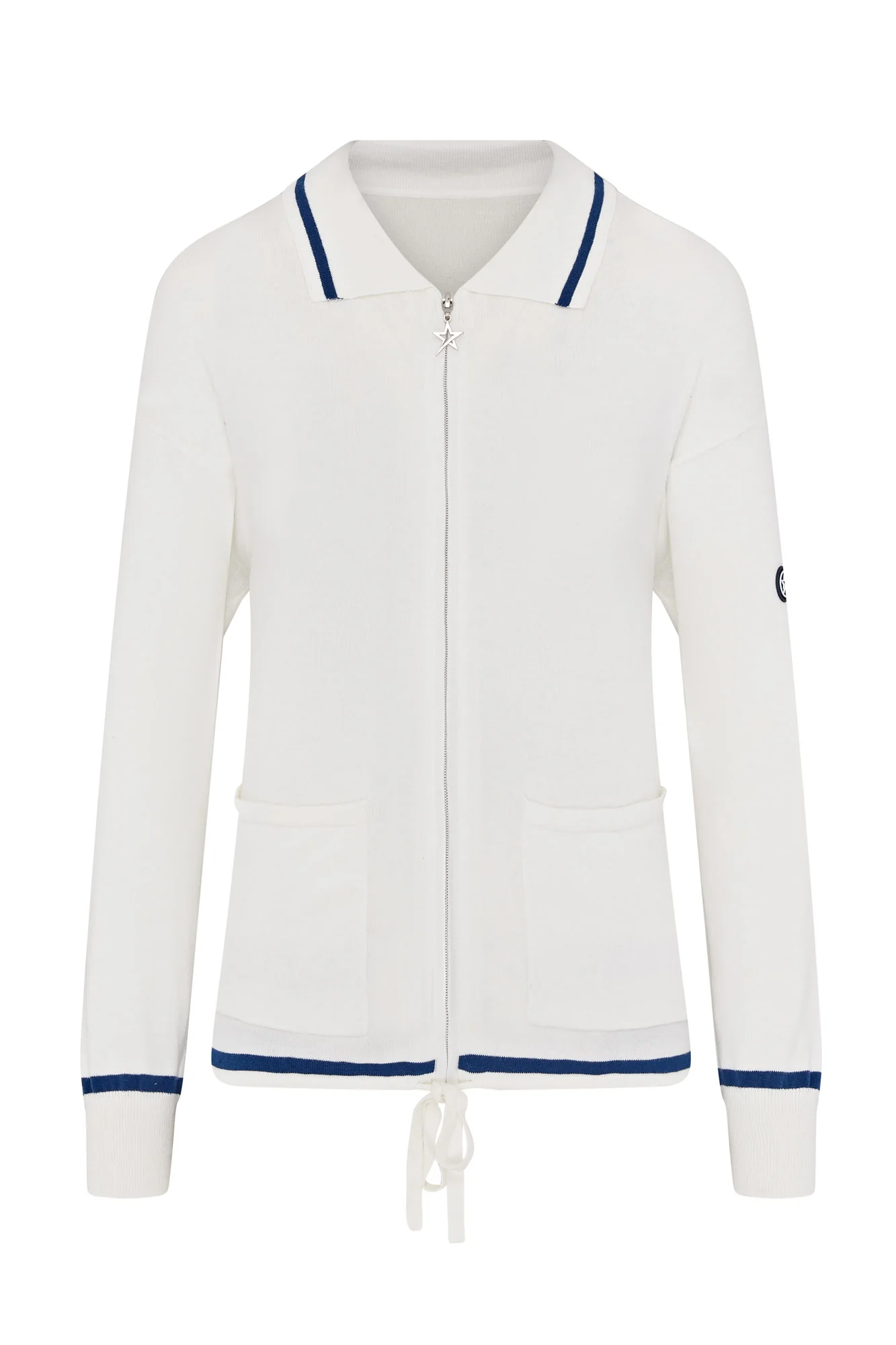 Seeker Cotton Cardigan White - Image 4