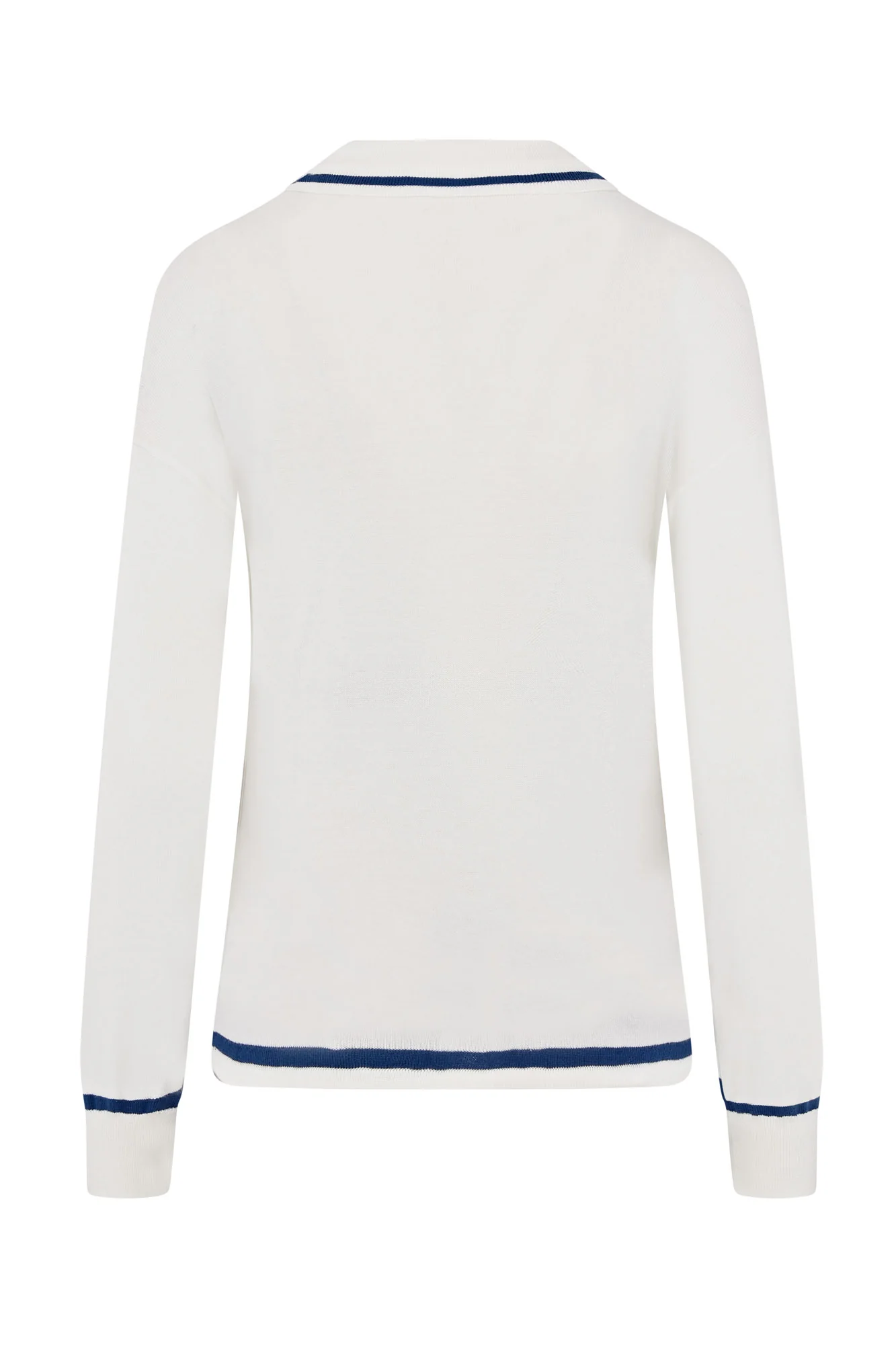 Seeker Cotton Cardigan White - Image 5