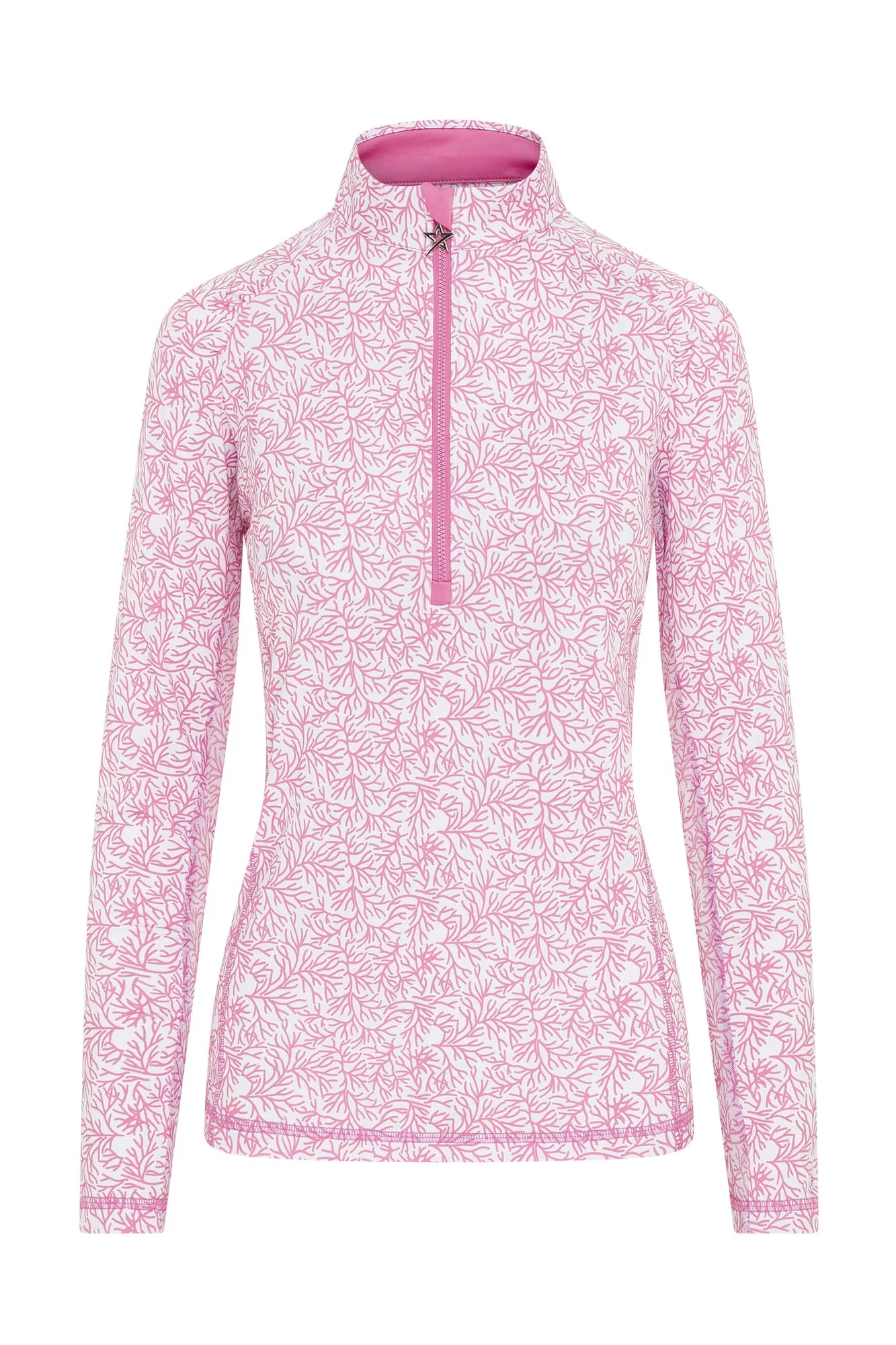 Sunshine Mesh Arm 1/4 Zip Coral Whisper - Image 7
