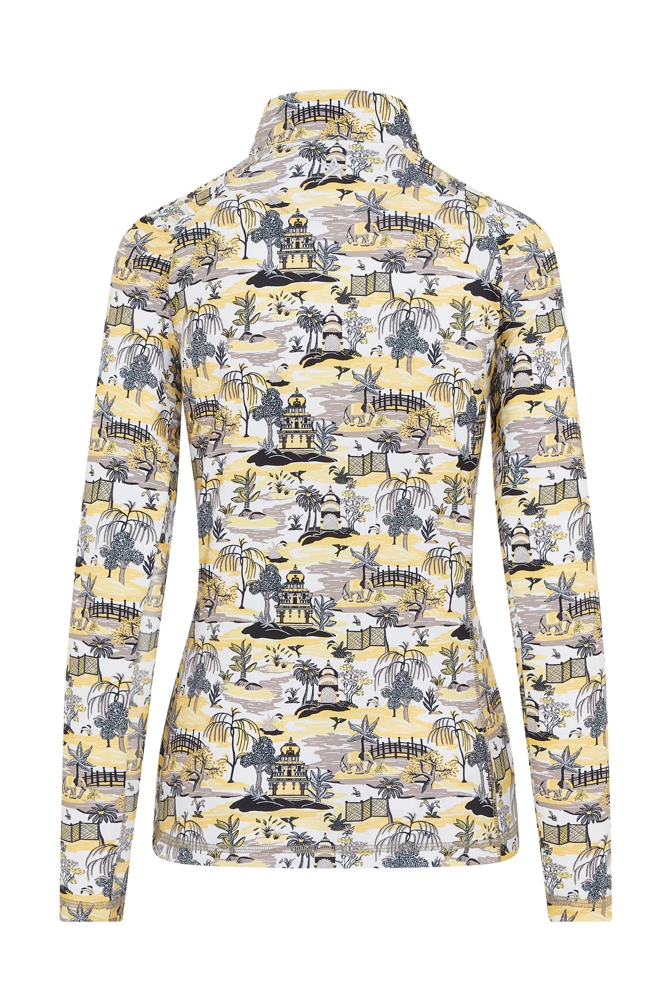 Sunshine Mesh Arm 1/4 Zip Indian Dawn - Image 5