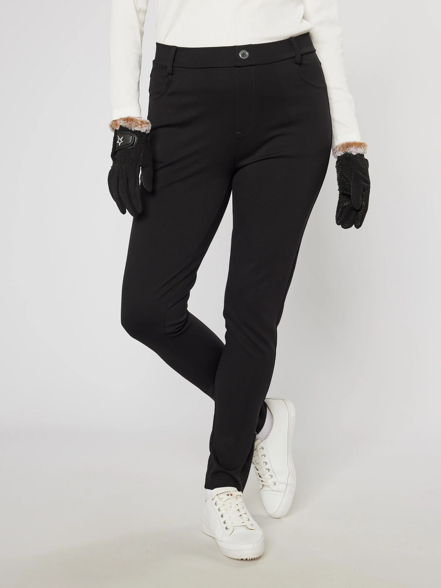 Tanya Fashion Trouser Pitch Black